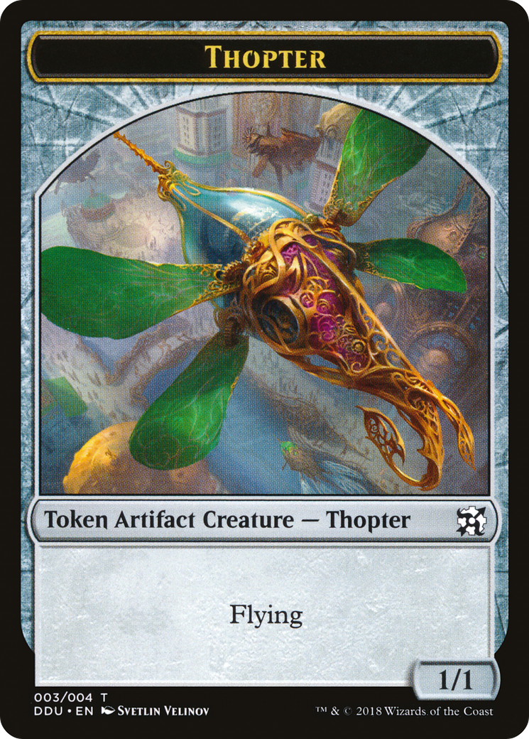 Thopter Token (003) (DDU-003) [Misc] Duel Decks: Elves vs. Inventors Tokens MTG Single Wizards of the Coast