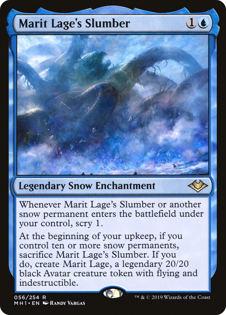 Marit Lage's Slumber (MH1-056) [Modern Horizons] Foil MTG Single Modern Horizons