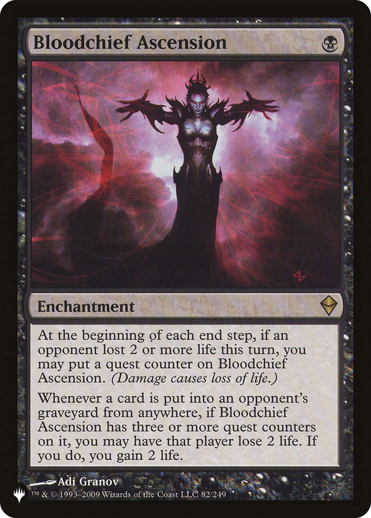 Bloodchief Ascension (LIST-82/249) [Mystery Booster] The List MTG Single Wizards of the Coast