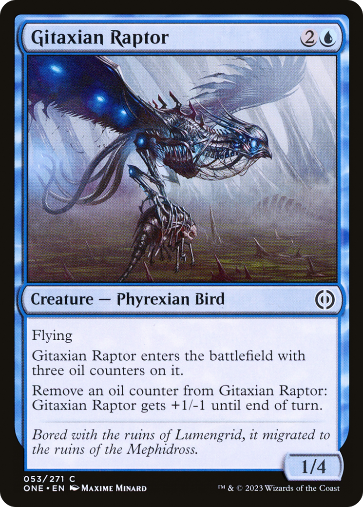Gitaxian Raptor (ONE-053) [Phyrexia: All Will Be One] MTG Single Wizards of the Coast
