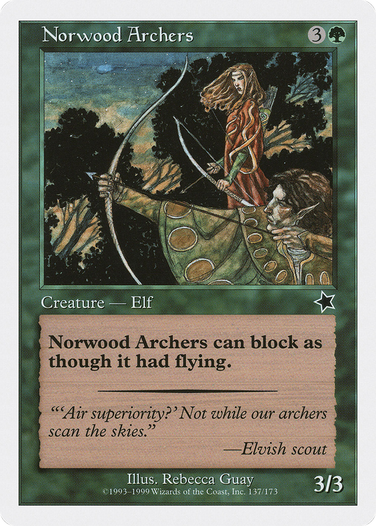 Norwood Archers (S99-137) [Misc] Starter 1999 MTG Single Wizards of the Coast
