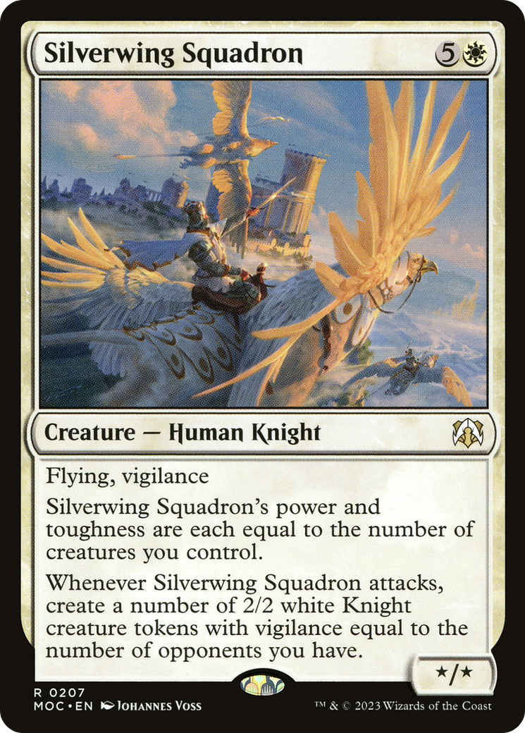 Silverwing Squadron (MOC-207) [March of the Machine Commander] MTG Single Wizards of the Coast