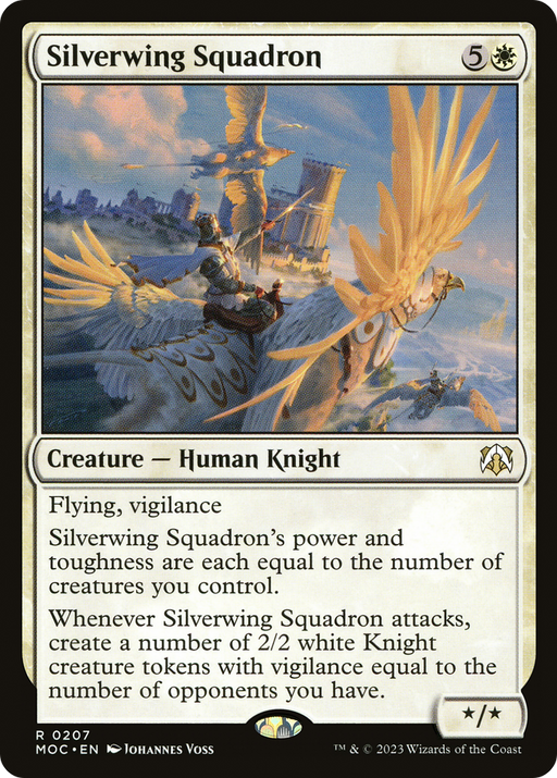 Silverwing Squadron (MOC-207) [March of the Machine Commander] MTG Single Wizards of the Coast