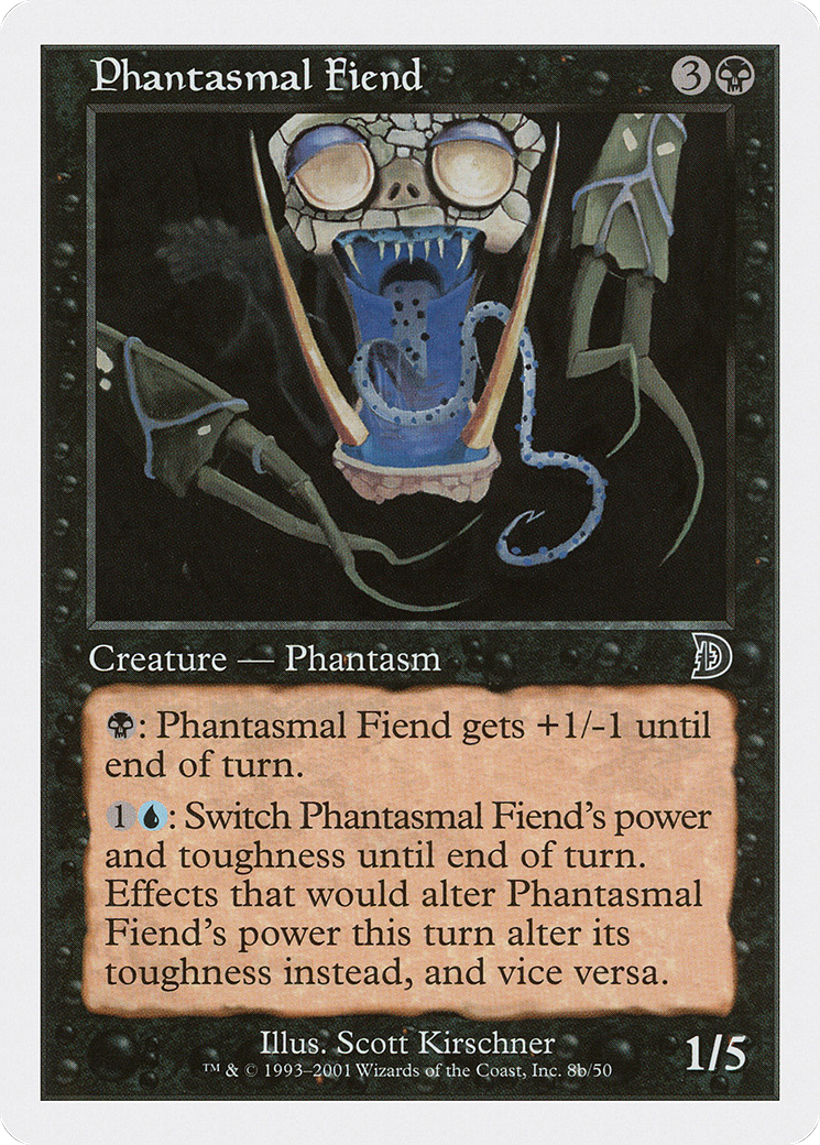 Phantasmal Fiend (DKM-08B) [Misc] Deckmasters MTG Single Wizards of the Coast