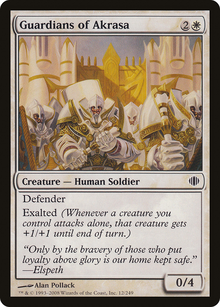 Guardians of Akrasa (ALA-012) [Shards of Alara] Foil MTG Single Wizards of the Coast
