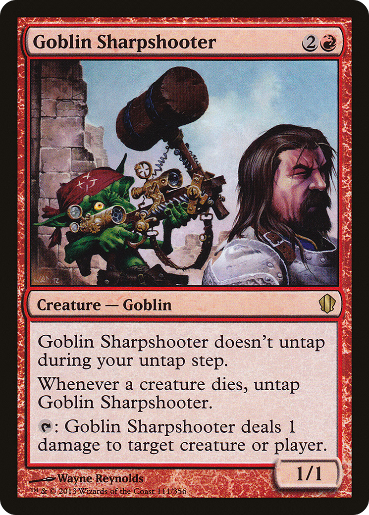 Goblin Sharpshooter (C13-111) [Commander 2013] MTG Single Wizards of the Coast