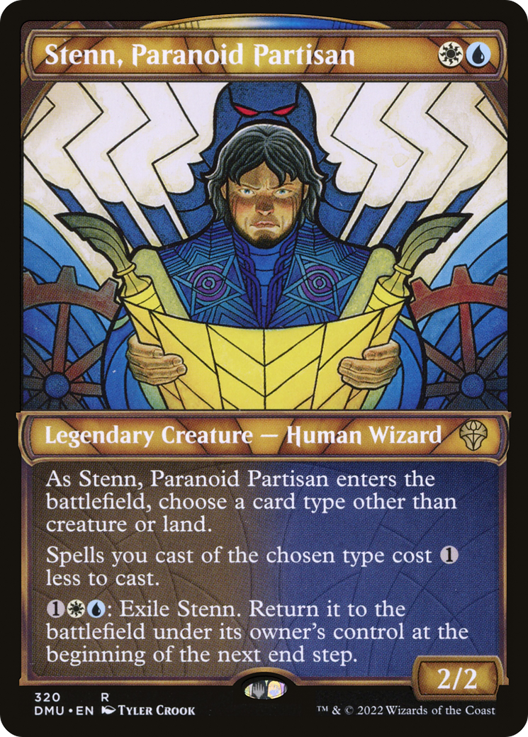 Stenn, Paranoid Partisan (DMU-320) [Dominaria United] (Showcase) MTG Single Wizards of the Coast