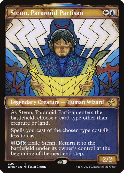 Stenn, Paranoid Partisan (DMU-320) [Dominaria United] (Showcase) MTG Single Wizards of the Coast