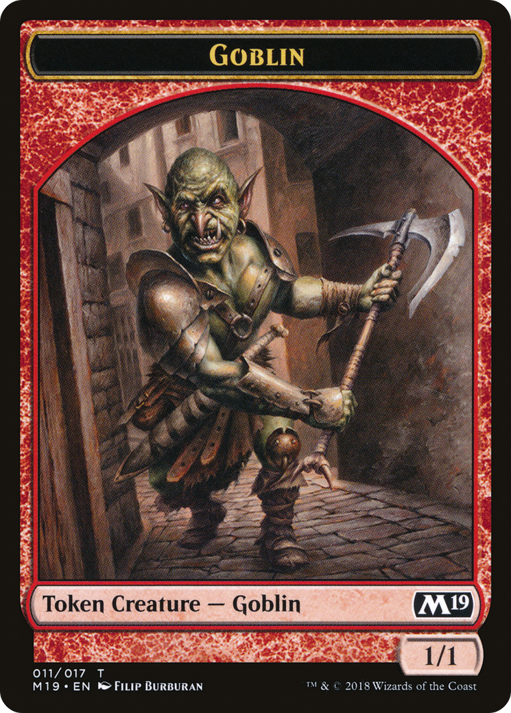 Goblin (M19-011) [Tokens] Core Set 2019 Tokens MTG Single Wizards of the Coast