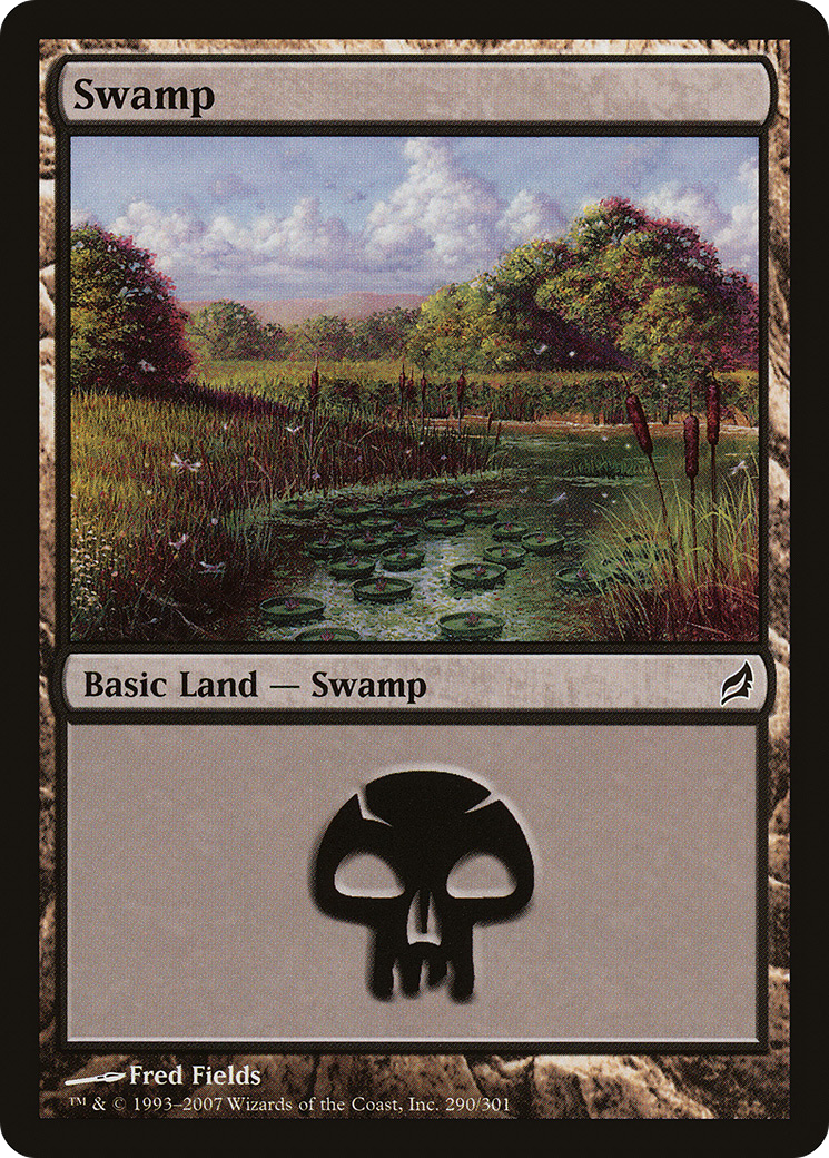 Swamp (LRW-290) [Lorwyn] Foil MTG Single Wizards of the Coast