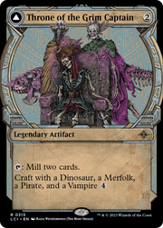 Throne of the Grim Captain (LCI-313) [The Lost Caverns of Ixalan] (Showcase) Foil MTG Single Wizards of the Coast