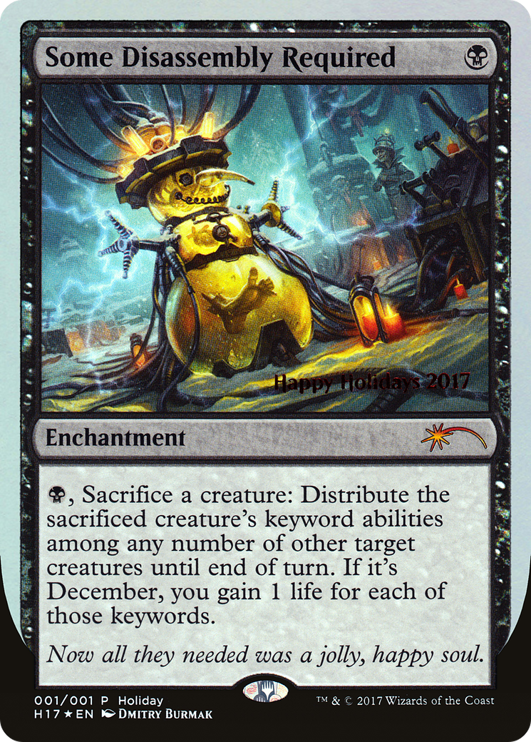 Some Disassembly Required (SPECIAL-001) [Misc] Happy Holidays Foil MTG Single Wizards of the Coast