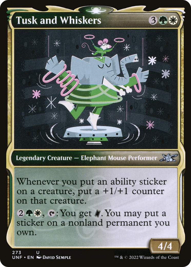 Tusk and Whiskers (UNF-273) [Unfinity] (Showcase) MTG Single Wizards of the Coast