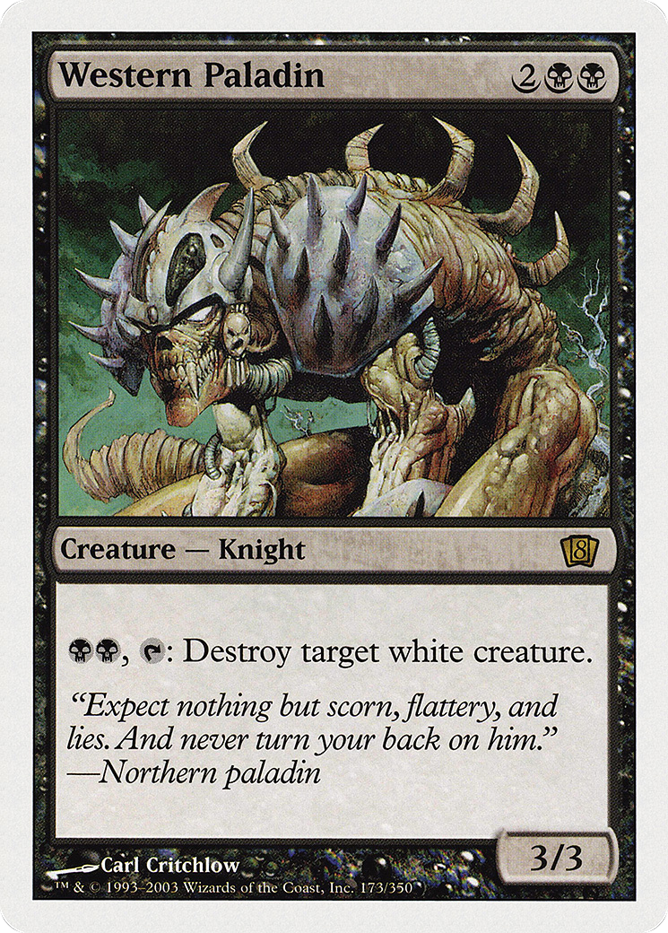 Western Paladin (8ED-173) [8th Edition] Foil MTG Single Wizards of the Coast