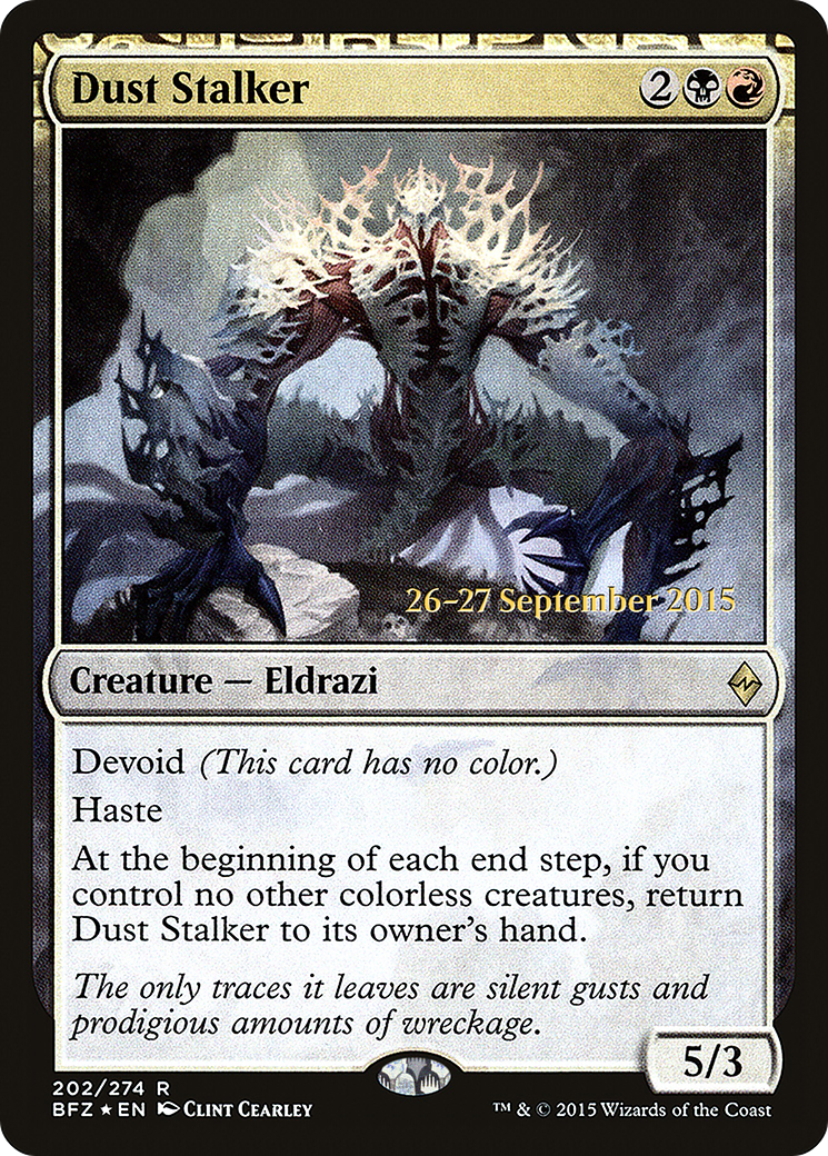 Dust Stalker (PRE-202) [Battle for Zendikar Promos] Foil MTG Single Wizards of the Coast