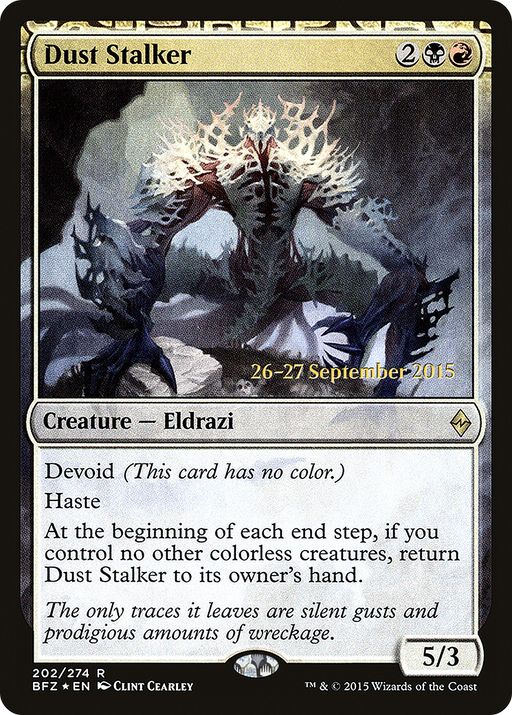 Dust Stalker (PRE-202) [Battle for Zendikar Promos] Foil MTG Single Wizards of the Coast