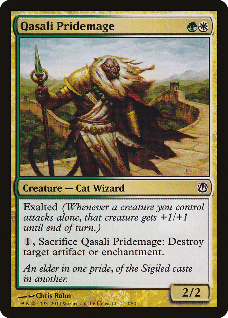 Qasali Pridemage (DDH-010) [Misc] Duel Decks: Ajani vs. Nicol Bolas MTG Single Wizards of the Coast