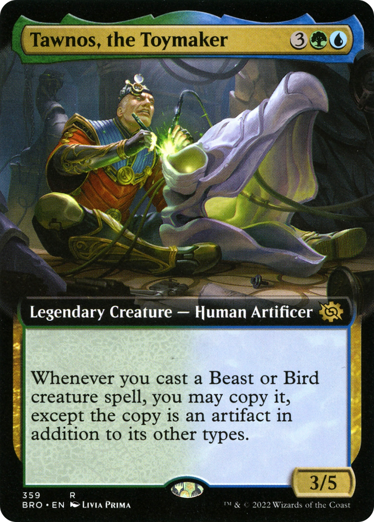 Tawnos, the Toymaker (BRO-359) [The Brothers' War] (Extended Art) MTG Single Wizards of the Coast
