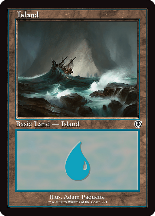 Island (291) (INR-291) [Innistrad Remastered] MTG Single Wizards of the Coast
