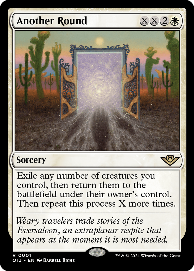 Another Round (OTJ-001) [Outlaws of Thunder Junction] Foil MTG Single Wizards of the Coast
