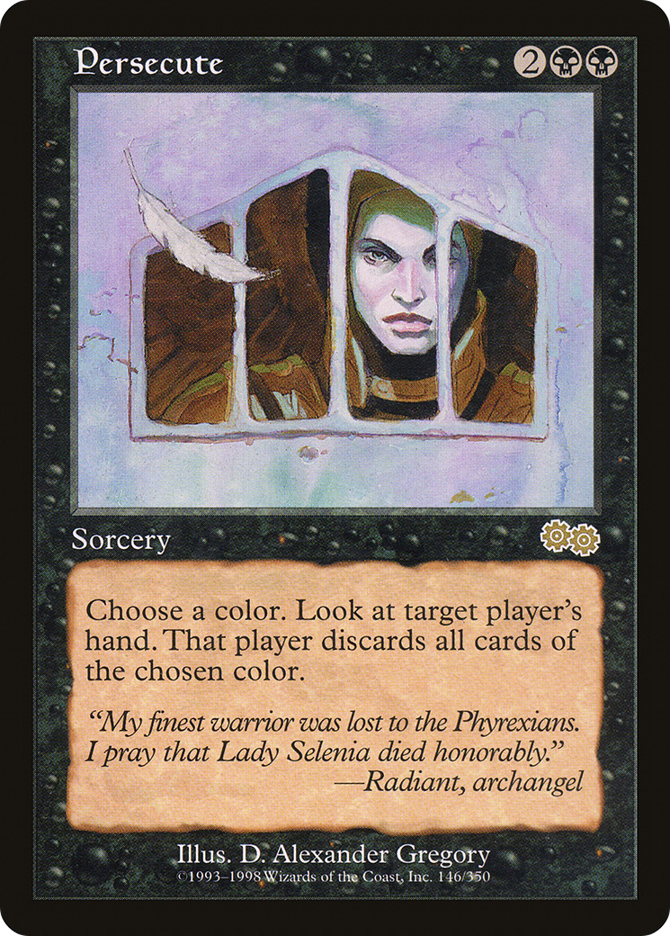 Persecute (USG-146) [Urza's Saga] MTG Single Wizards of the Coast