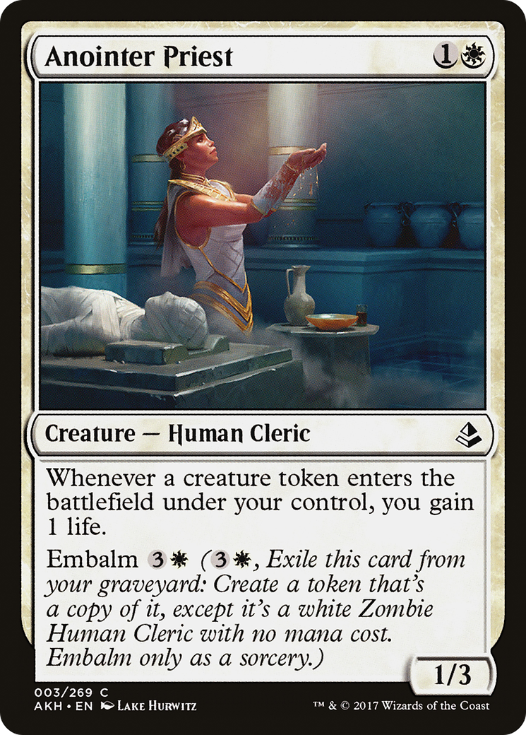 Anointer Priest (AKH-003) [Amonkhet] Foil MTG Single Wizards of the Coast