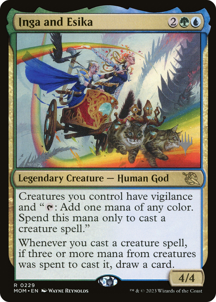 Inga and Esika (PPMOM-229) [March of the Machine Promos] MTG Single Wizards of the Coast