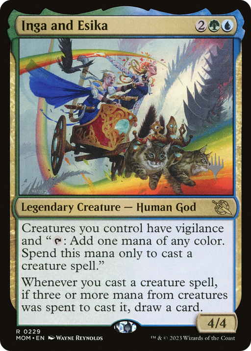 Inga and Esika (PPMOM-229) [March of the Machine Promos] MTG Single Wizards of the Coast