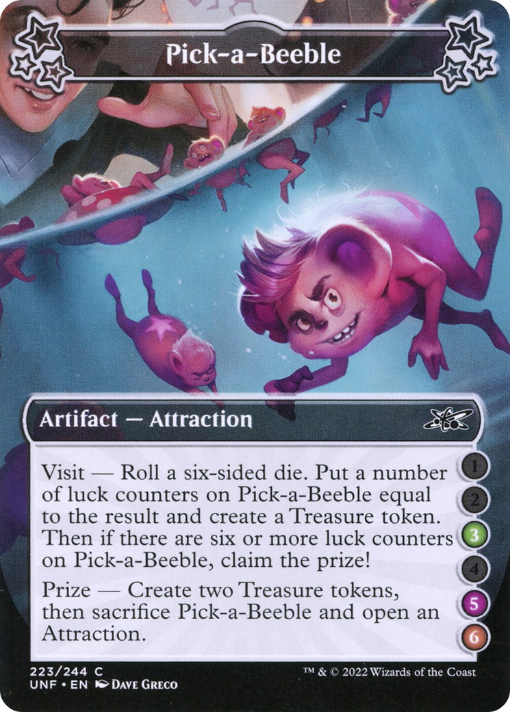 Pick-a-Beeble (UNF-223E) [Unfinity] Foil MTG Single Wizards of the Coast