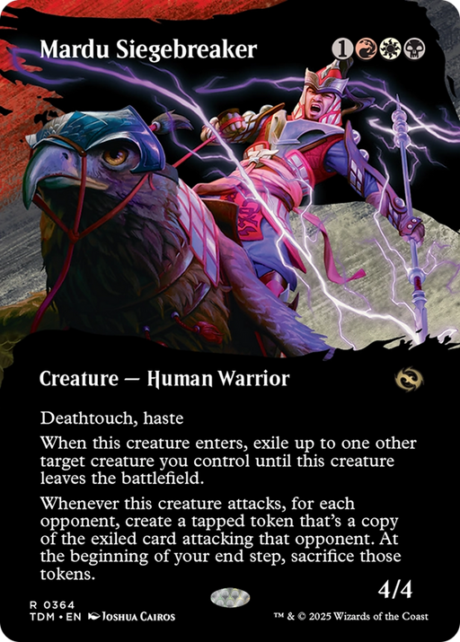 Mardu Siegebreaker (Borderless) (TDM-364) [Tarkir: Dragonstorm] MTG Single Wizards of the Coast