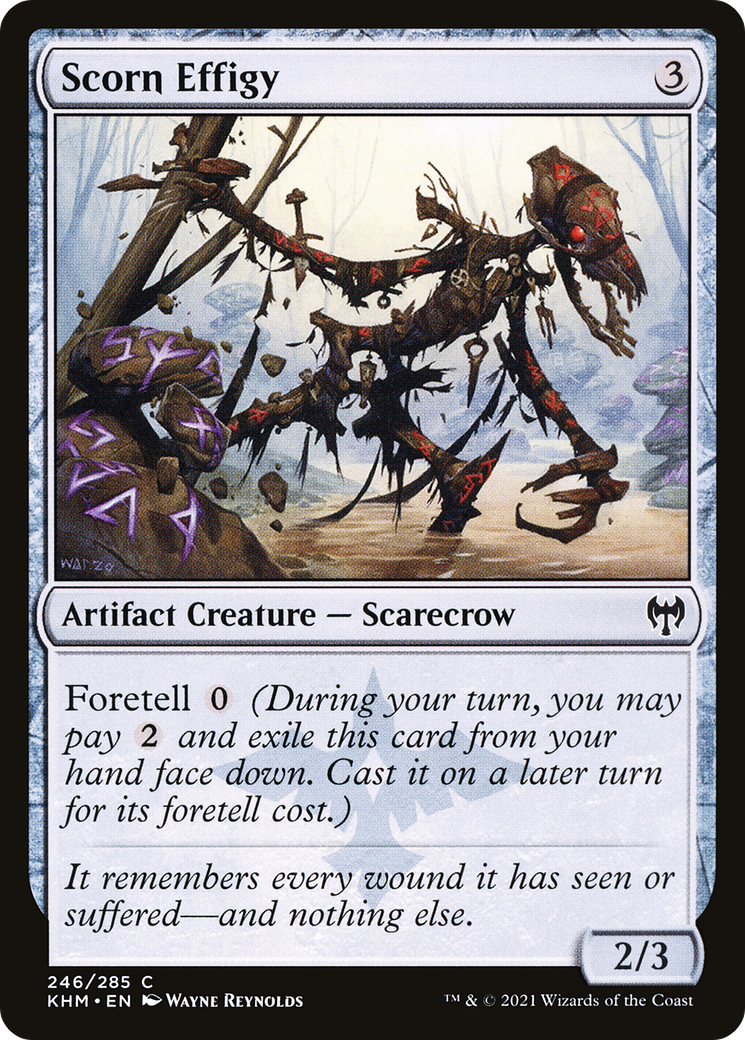 Scorn Effigy (KHM-246) [Kaldheim] MTG Single Wizards of the Coast