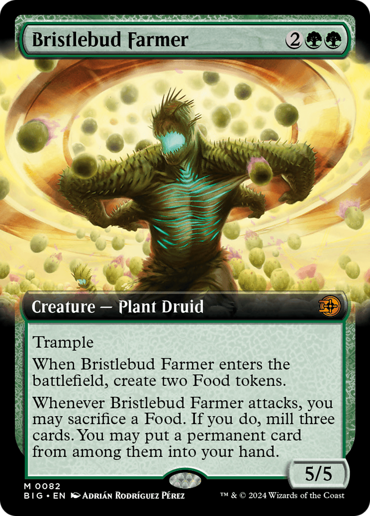 Bristlebud Farmer (BIG-082) [The Big Score] (Extended Art) Foil MTG Single Wizards of the Coast
