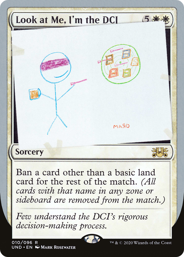 Look at Me, I'm the DCI [Unsanctioned] MTG Single Magic: The Gathering