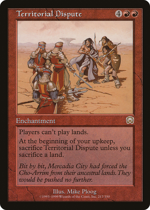 Territorial Dispute (MMQ-217) [Mercadian Masques] MTG Single Wizards of the Coast