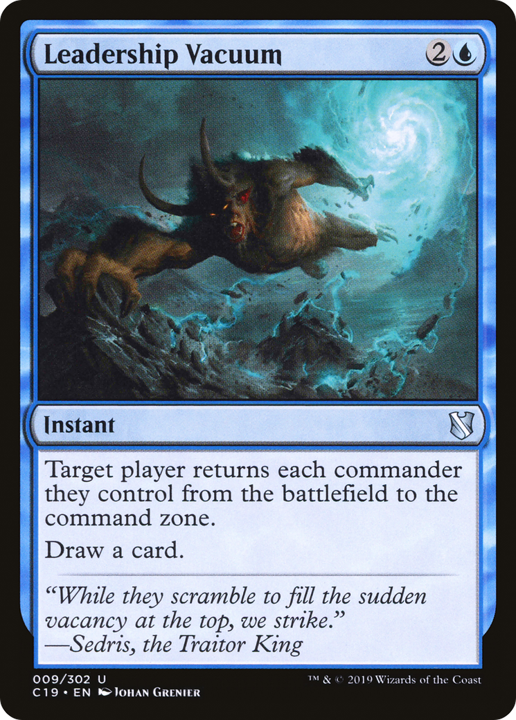 Leadership Vacuum [Commander 2019] MTG Single Magic: The Gathering