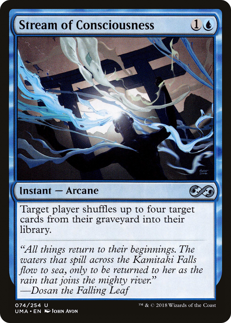 Stream of Consciousness (UMA-074) [Ultimate Masters] Foil MTG Single Wizards of the Coast