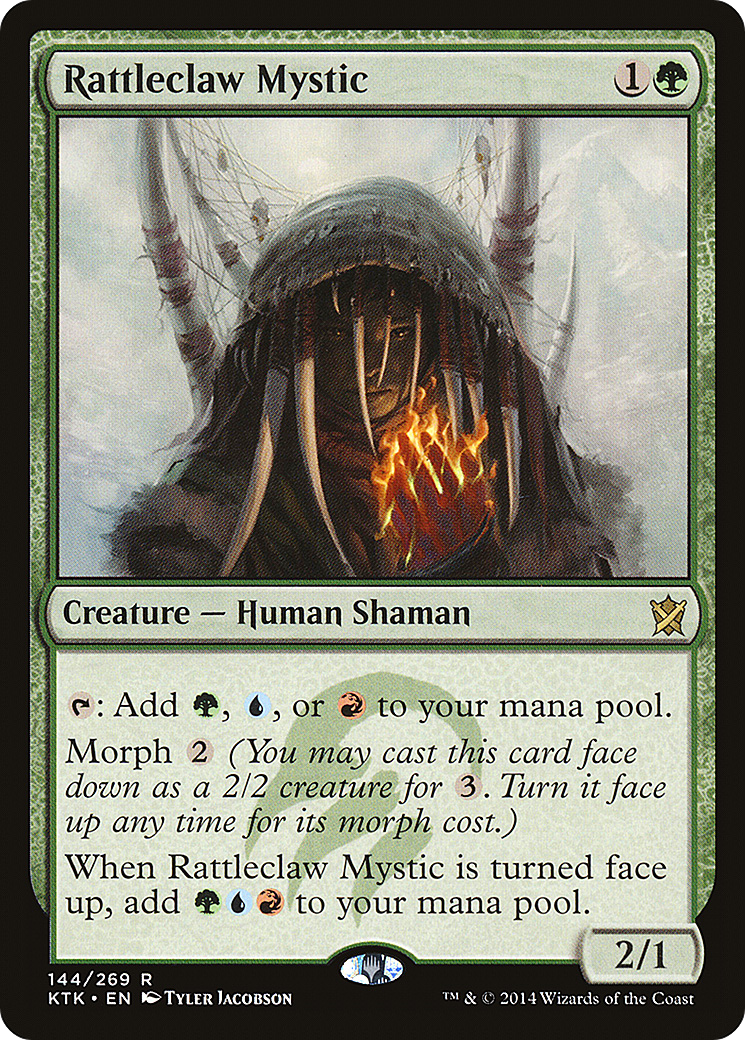 Rattleclaw Mystic (KTK-144) [Khans of Tarkir] MTG Single Wizards of the Coast