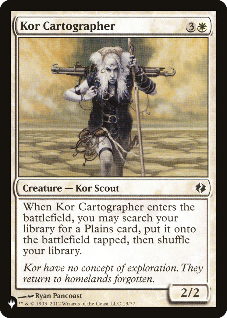 Kor Cartographer (LIST-DDI-13) [Mystery Booster] The List MTG Single Wizards of the Coast