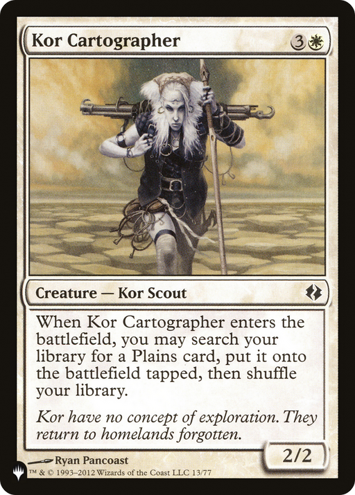 Kor Cartographer (LIST-DDI-13) [Mystery Booster] The List MTG Single Wizards of the Coast