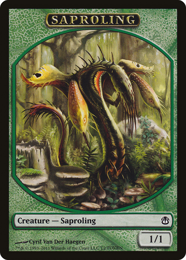 Saproling (DDH-002) [Misc] Duel Decks: Ajani vs. Nicol Bolas Tokens MTG Single Wizards of the Coast