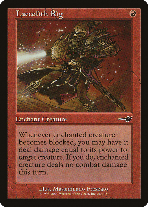 Laccolith Rig (NMS-088) [Nemesis] MTG Single Wizards of the Coast