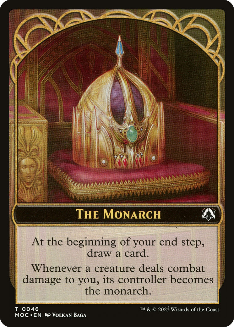 The Monarch (TMOC-046) [Tokens] March of the Machine Commander Tokens MTG Single Wizards of the Coast