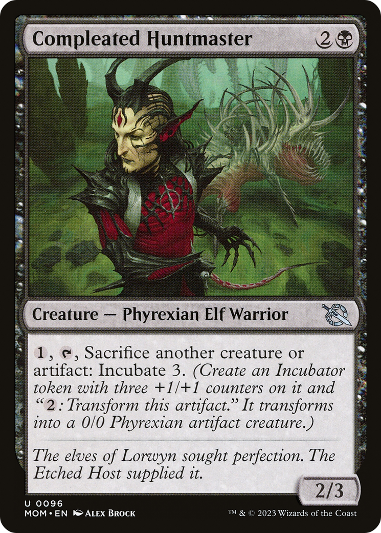 Compleated Huntmaster (MOM-096) [March of the Machine] Foil MTG Single Wizards of the Coast