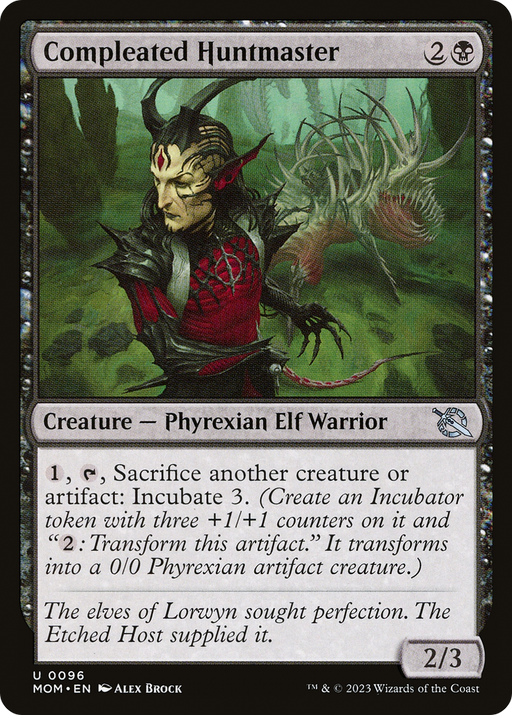 Compleated Huntmaster (MOM-096) [March of the Machine] MTG Single Wizards of the Coast