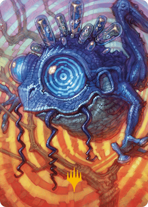Psychic Frog Art Card (Gold-Stamped Planeswalker Symbol) [Art Series] Modern Horizons 3 MTG Single Magic: The Gathering