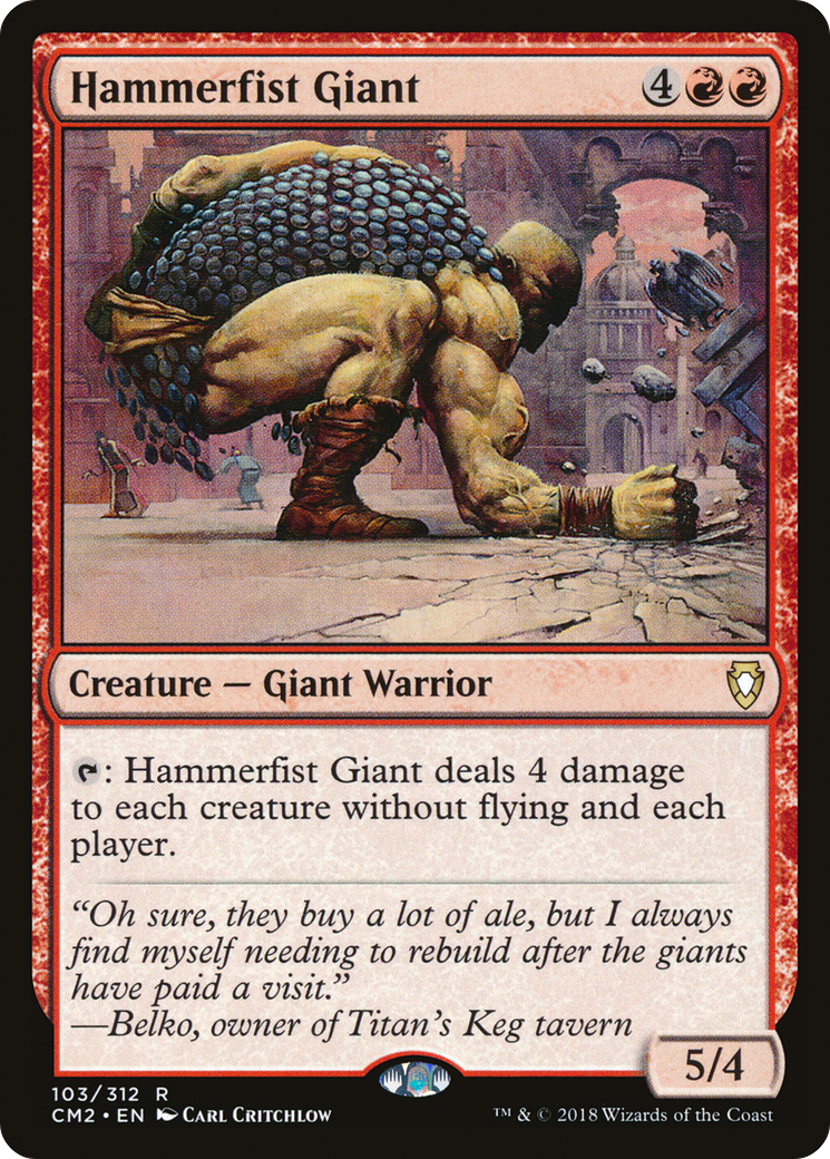 Hammerfist Giant (CM2-103) [Commander Anthology Volume II] MTG Single Wizards of the Coast