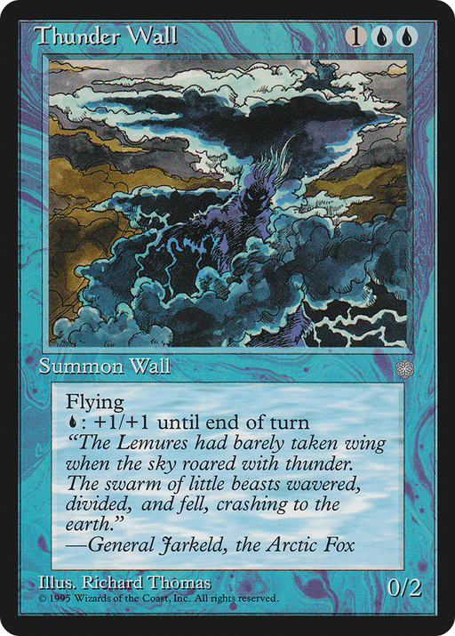 Thunder Wall (ICE-) [Ice Age] MTG Single Wizards of the Coast
