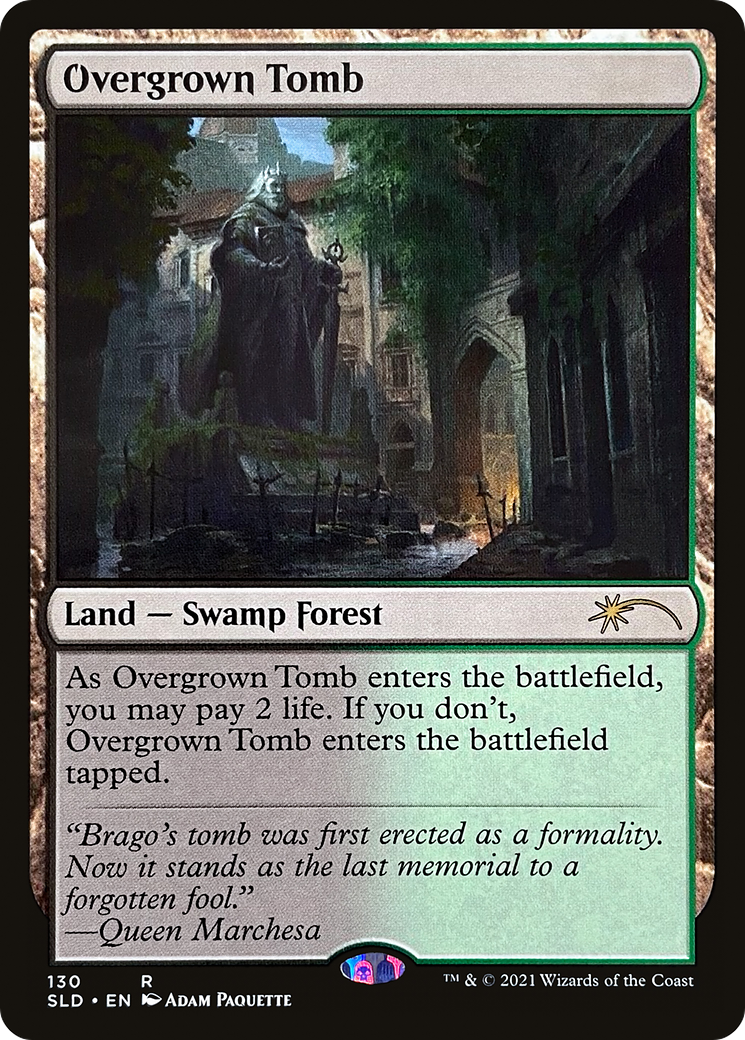 Overgrown Tomb (SLD-130) [Secret Lair] Drop MTG Single Wizards of the Coast