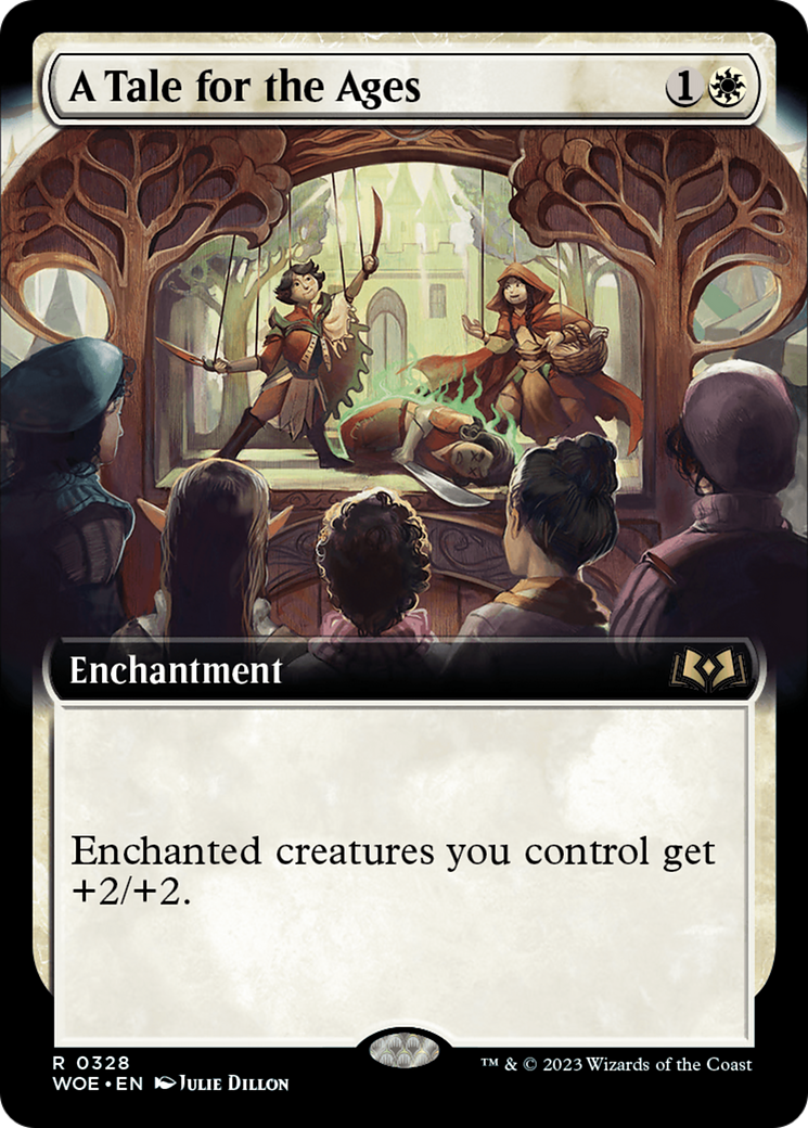 A Tale for the Ages (Extended Art) [Wilds of Eldraine] MTG Single Magic: The Gathering