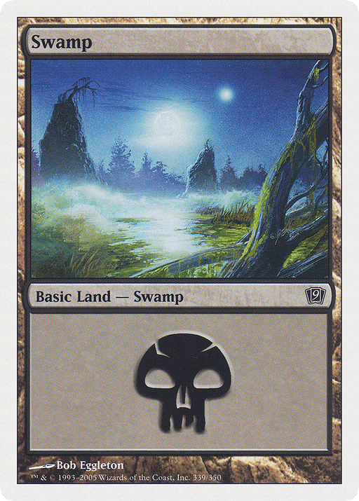 Swamp (339) (9ED-339) [9th Edition] Foil MTG Single Wizards of the Coast